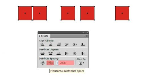 تراز کردن اشیا در ایلوستریتور
